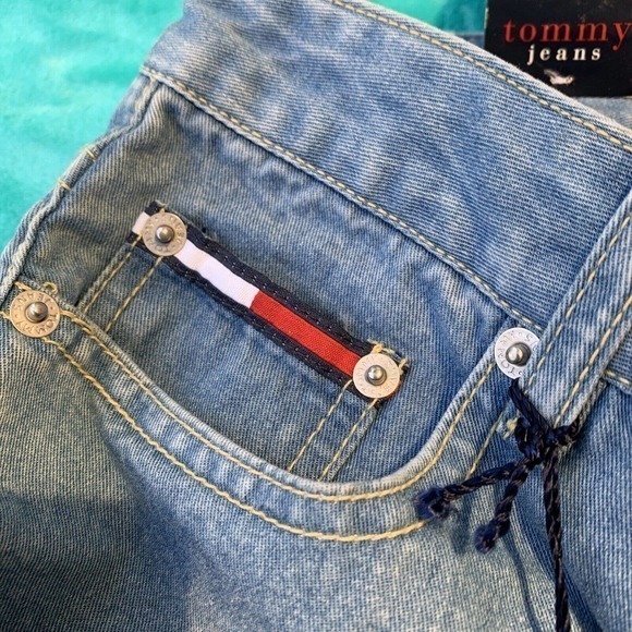 Vtg Y2K 90’s Tommy Hilfiger Relaxed Capri Jeans 3 Womens Juniors Crop NWT! - Picture 7 of 12